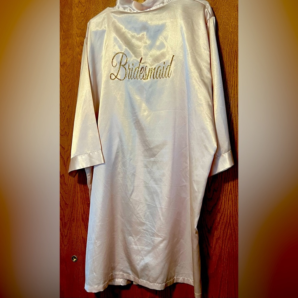 Silk “Bridesmaid” Robe